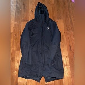 Gymshark Men’s XL Parka Black Jacket